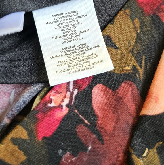 Anne Klein sleeveless floral print summer dress. Size Small - Picture 8 of 10